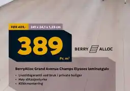 Megaflis BerryAlloc Grand Avenue Champs Elysees laminatgulv tilbud