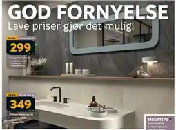 Megaflis Midtown White nat/rtt, NOK 349 tilbud
