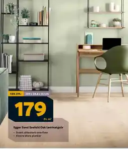 Megaflis Egger Sand Seefeld Oak laminatgulv tilbud
