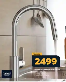 Megaflis Grohe Get kjøkkenarmatur krom tilbud