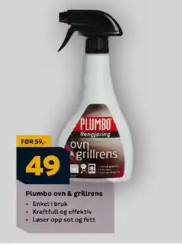 Megaflis Plumbo ovn & grillrens tilbud