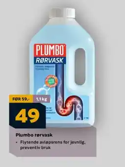Megaflis Plumbo rørvask tilbud