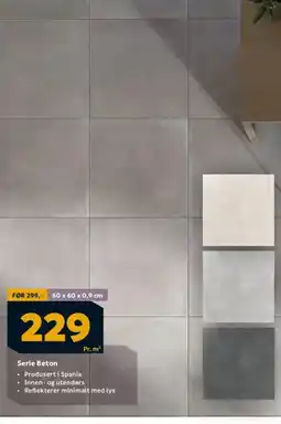Megaflis Serie Beton tilbud