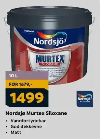 Megaflis Nordsjø Murtex Siloxane tilbud