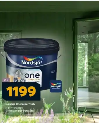 Megaflis Nordsjø One Super Tech tilbud