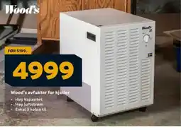 Megaflis Wood's avfukter for kjeller tilbud