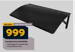 Megaflis Metalltak buet RAL9005 tilbud