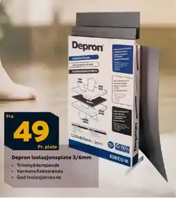 Megaflis Depron isolasjonsplate 3/6mm tilbud