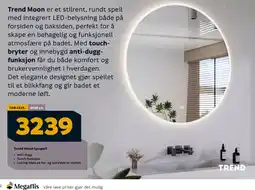 Megaflis Trend Moon Lysspeil tilbud