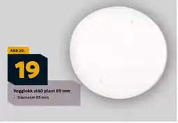 Megaflis Vegglokk sl60 plast 85 mm tilbud