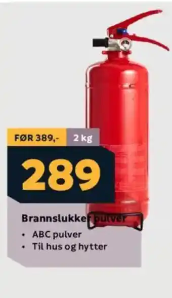 Megaflis Brannslukker pulver tilbud