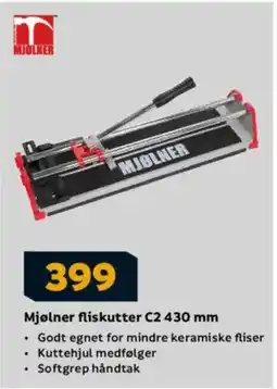 Megaflis Mjølner fliskutter C2 430 mm tilbud