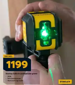 Megaflis Stanley Cubix krysslinjelaser grønn tilbud