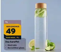 Megaflis Day karaffel tilbud