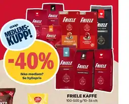 Coop Marked FRIELE KAFFE tilbud