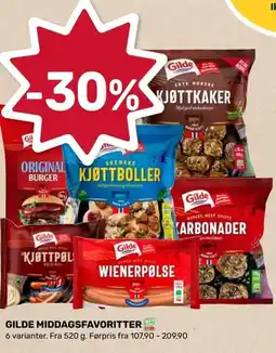 Coop Marked GILDE MIDDAGSFAVORITTER tilbud