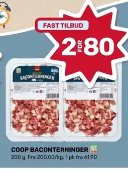 Coop Marked COOP BACONTERNINGER tilbud