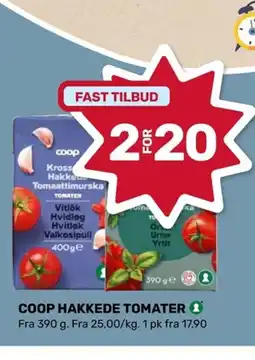 Coop Marked COOP HAKKEDE TOMATER tilbud