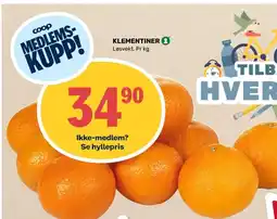 Coop Marked KLEMENTINER tilbud