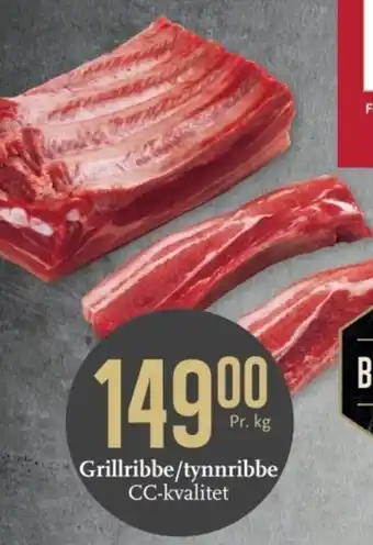 CC Mat Grillribbe/tynnribbe CC-kvalitet tilbud