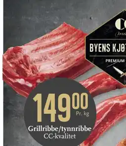 CC Mat Grillribbe/tynnribbe CC-kvalitet tilbud