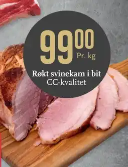CC Mat Røkt svinekam i bit CC-kvalitet tilbud