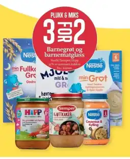 CC Mat Barnegrøt og Nest barnematglass tilbud
