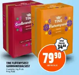 TINE Fløtemysost/ gudbrandsdalsost