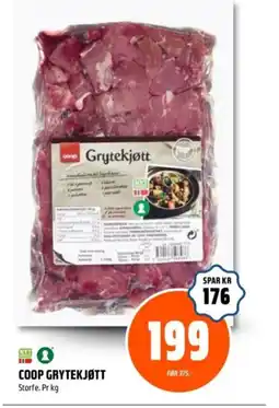 Coop Obs Coop Grytekjøtt tilbud