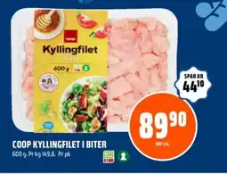 Coop Obs Coop kyllingfilet i biter tilbud