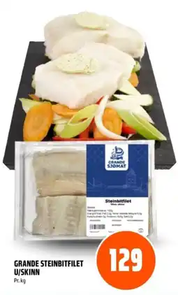 Coop Obs Grande steinbitfilet u/skinn tilbud