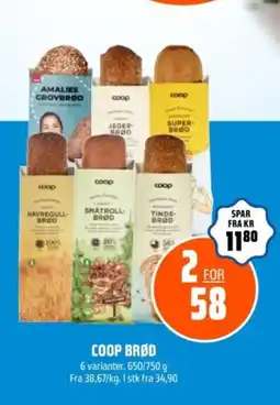 Coop Obs Coop brød tilbud
