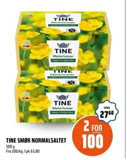 Coop Obs TINE Smør normalsaltet tilbud