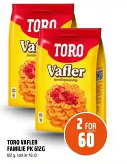 Coop Obs TORO Vafler familie tilbud