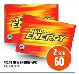 Coop Obs Nidar New energy 4pk tilbud