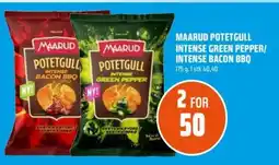 Coop Obs Maarud Potetgull intense green pepper/ intense bacon BBQ tilbud