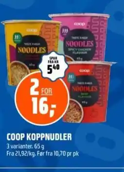 Coop Obs Coop koppnudler tilbud