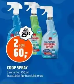 Coop Obs Coop spray tilbud