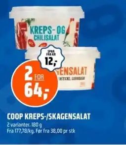 Coop Obs Coop kreps-/skagensalat tilbud