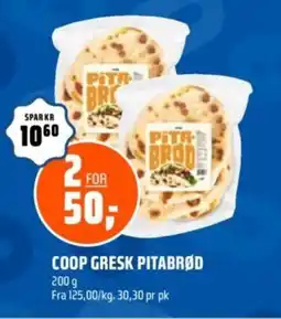 Coop Obs Coop gresk pitabrød tilbud