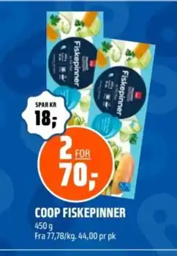 Coop Obs Coop fiskepinner tilbud