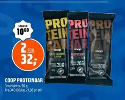 Coop Obs Coop proteinbar tilbud