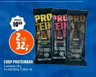 Coop Obs Coop proteinbar tilbud