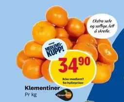 Coop Obs Klementiner tilbud