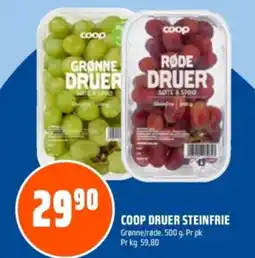 Coop Obs Coop druer steinfrie tilbud