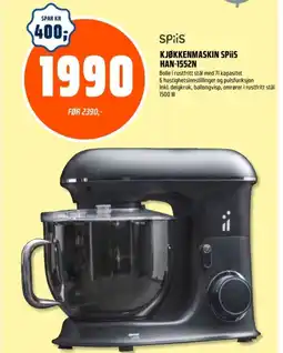 Coop Obs Kjøkkenmaskin Spiis HAN-1552N tilbud