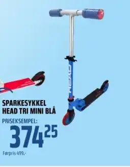 Coop Obs Sparkesykkel head tri mini blå tilbud