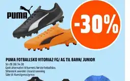 Coop Obs PUMA Fotballsko vitoria2 FG/ AG til barn/ junior tilbud