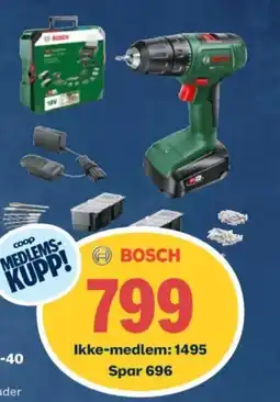 Coop Obs BOSCH Easy drill 18V-40 + SystemBox tilbud