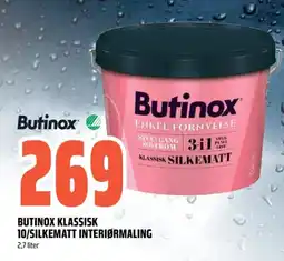 Coop Obs Butinox Klassisk 10/silkematt interiørmaling tilbud